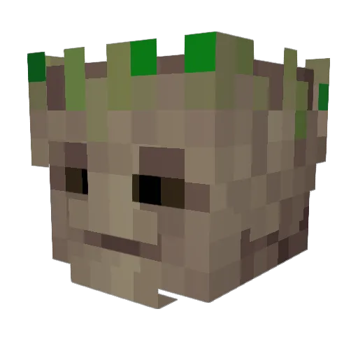 MooMooManatee Minecraft avatar head, 3D render