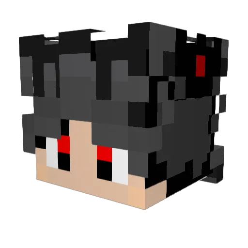 MooSang01 Minecraft avatar head, 3D render