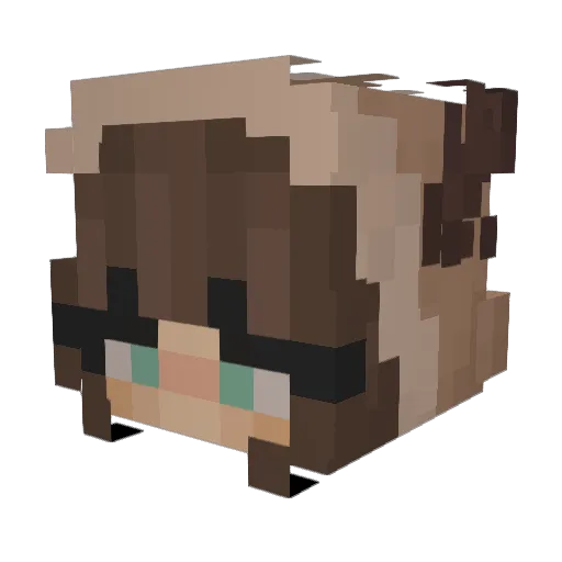 MooSkie29 Minecraft avatar head, 3D render