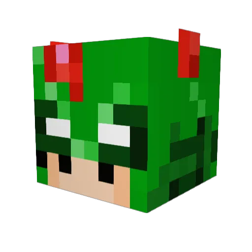 MooTheBamf Minecraft avatar head, 3D render