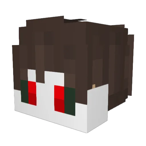 MoodSapling Minecraft avatar head, 3D render