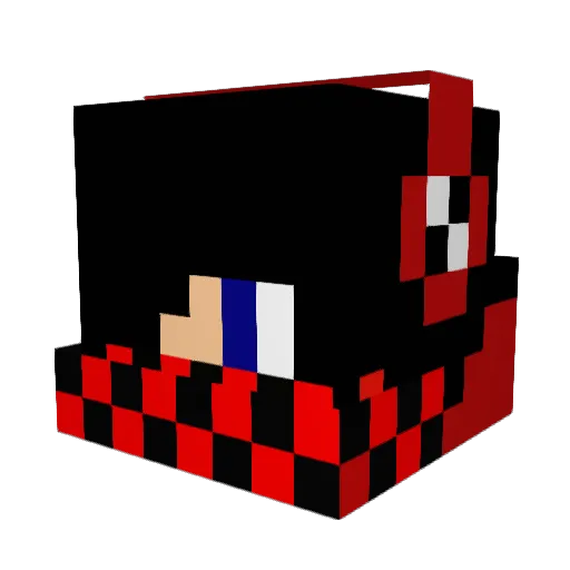 Moode_xd Minecraft avatar head, 3D render
