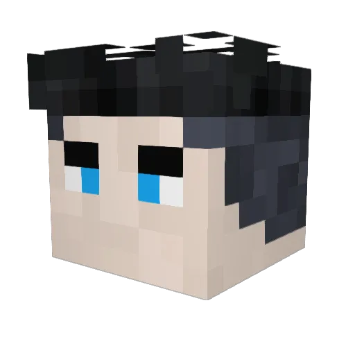 Moof23 Minecraft avatar head, 3D render