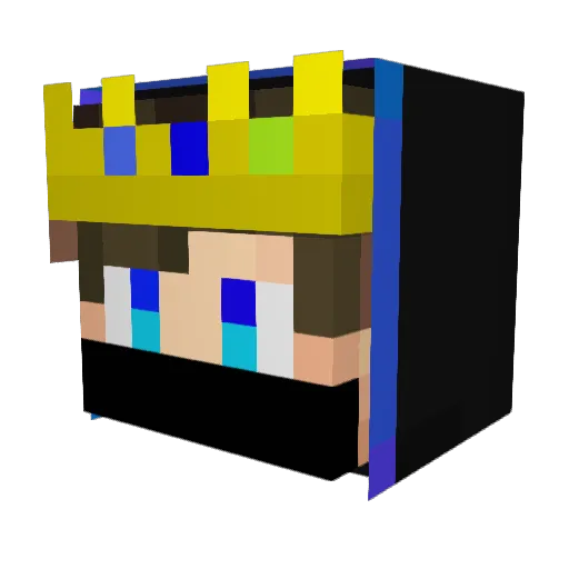 Moof_Juice Minecraft avatar head, 3D render