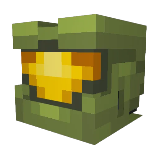 Moofy27 Minecraft avatar head, 3D render