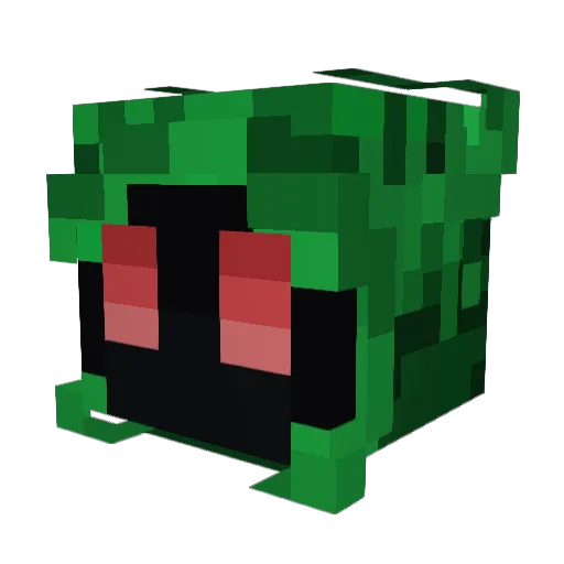 MoogMaybe Minecraft avatar head, 3D render