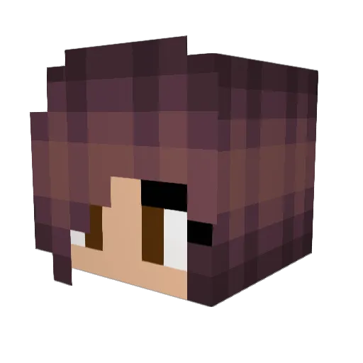 Moogan73 Minecraft avatar head, 3D render