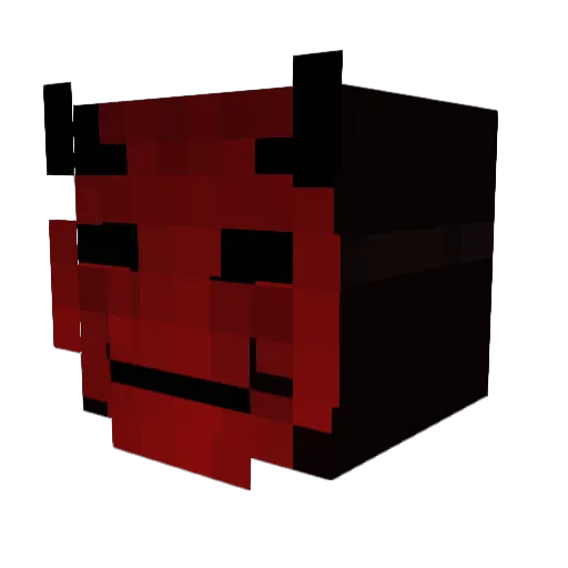Mooguell Minecraft avatar head, 3D render