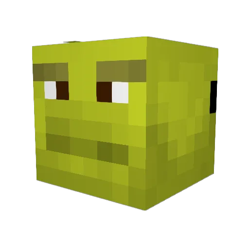 Mooieys Minecraft avatar head, 3D render