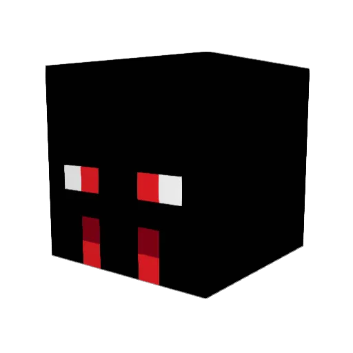 Moojuiceman Minecraft avatar head, 3D render