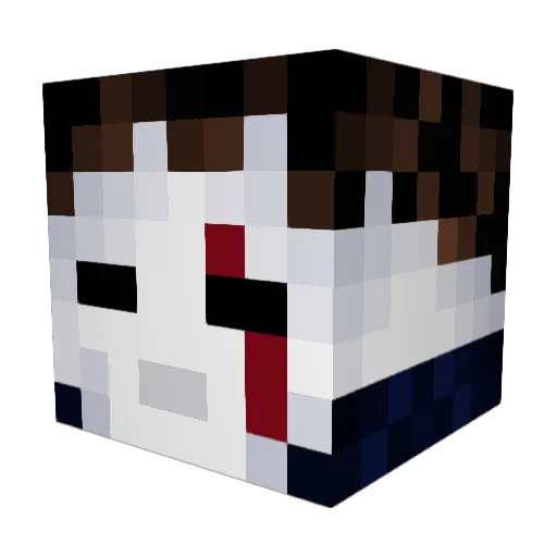 MookelMyers Minecraft avatar head, 3D render