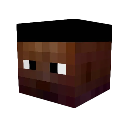 Moomasteerio Minecraft avatar head, 3D render