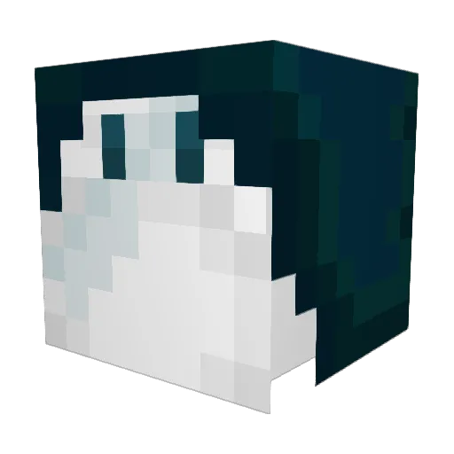 MoominSword Minecraft avatar head, 3D render