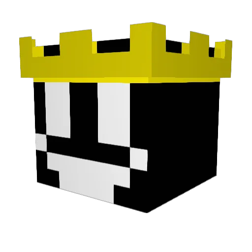 MoomziK Minecraft avatar head, 3D render