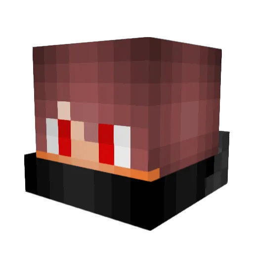 Moon093 Minecraft avatar head, 3D render