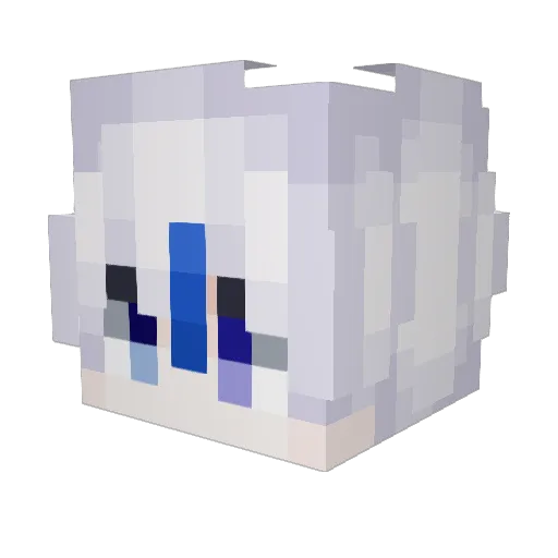Moon171019 Minecraft avatar head, 3D render