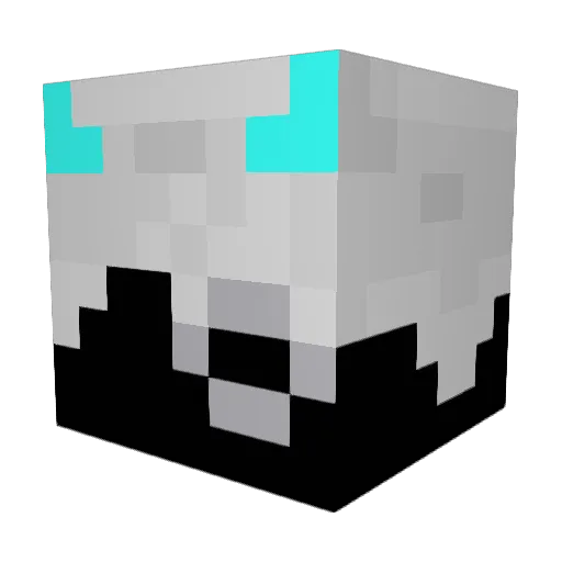 Moon1Lord Minecraft avatar head, 3D render