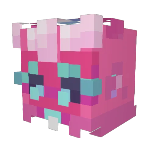 Moon2Duck Minecraft avatar head, 3D render