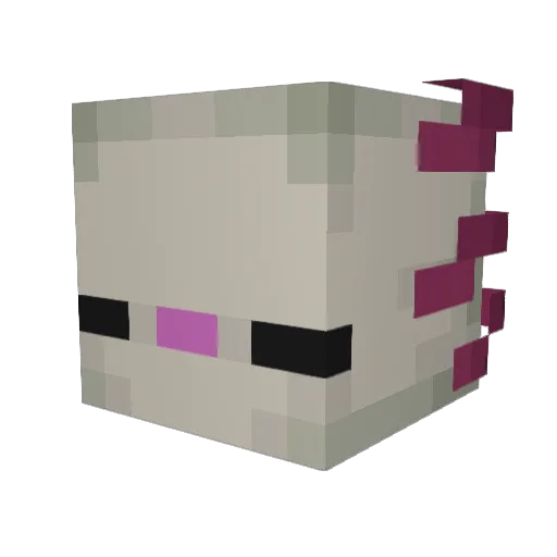 Moon4ik Minecraft avatar head, 3D render