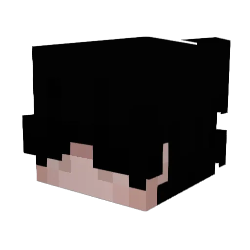 Moon4rx Minecraft avatar head, 3D render