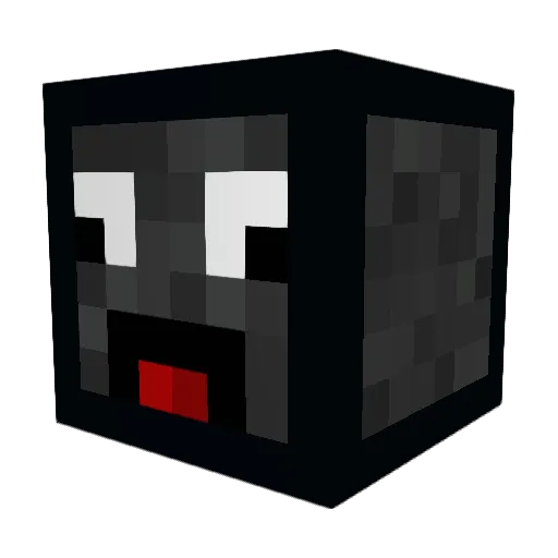 Moon96 Minecraft avatar head, 3D render