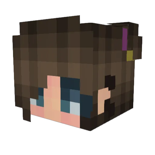 MoonBug9001 Minecraft avatar head, 3D render