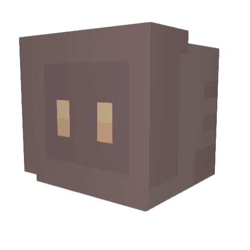 MoonDream137 Minecraft avatar head, 3D render