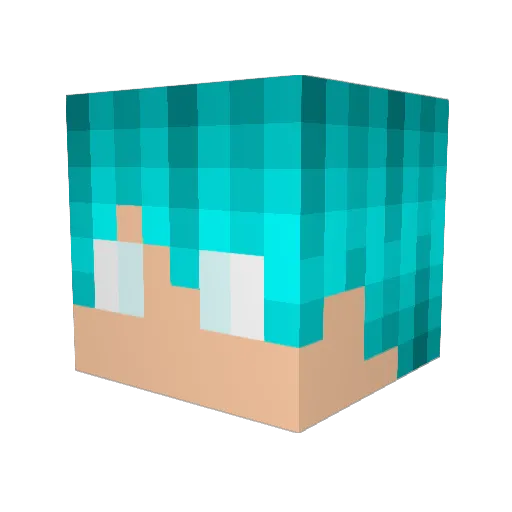 MoonGuard8808 Minecraft avatar head, 3D render