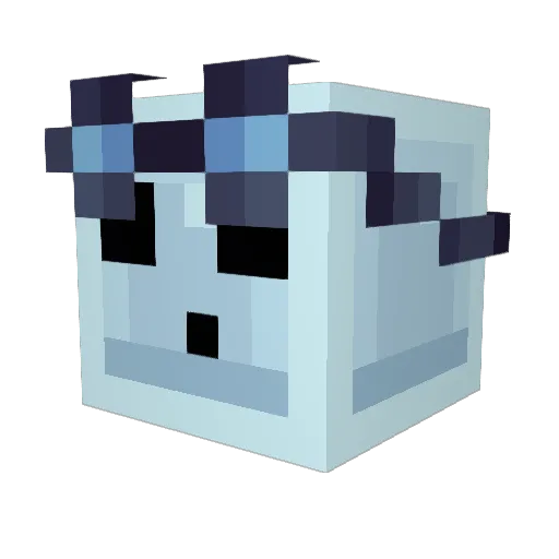 MoonIRotBehind Minecraft avatar head, 3D render
