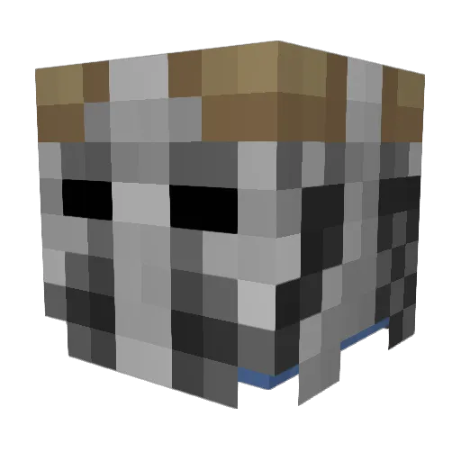 MoonKanin Minecraft avatar head, 3D render