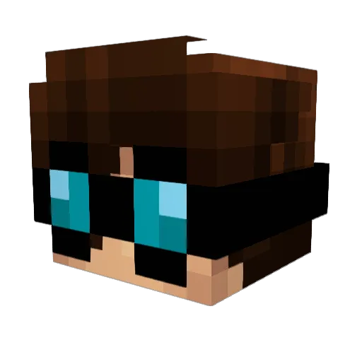MoonKingAshton Minecraft avatar head, 3D render