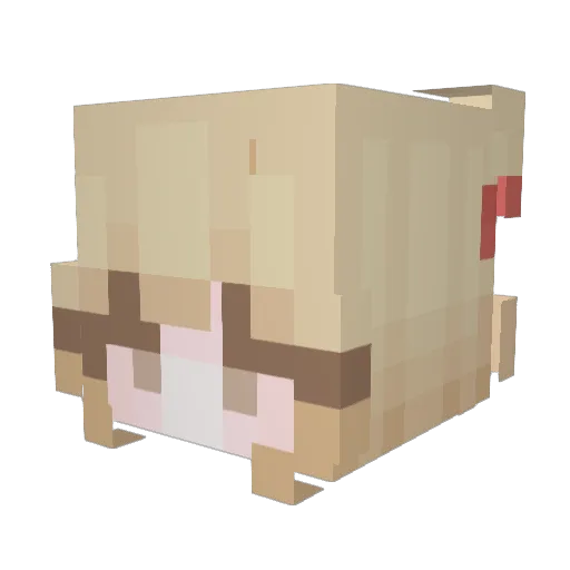 MoonLight_XP Minecraft avatar head, 3D render