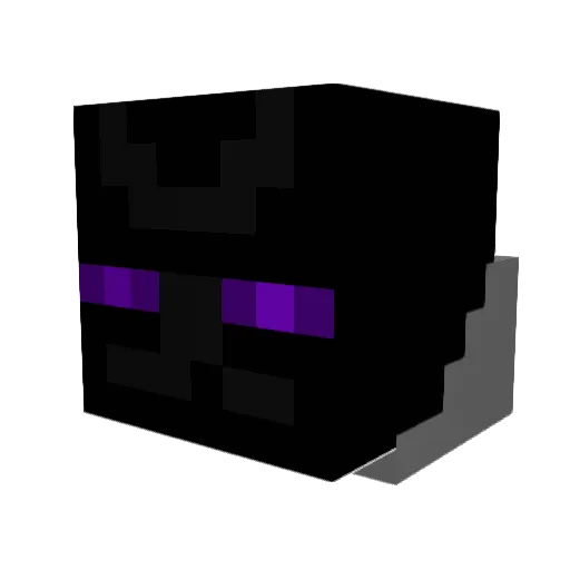 MoonPie44 Minecraft avatar head, 3D render