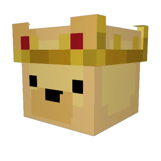 MoonPie5 Minecraft avatar head, 3D render