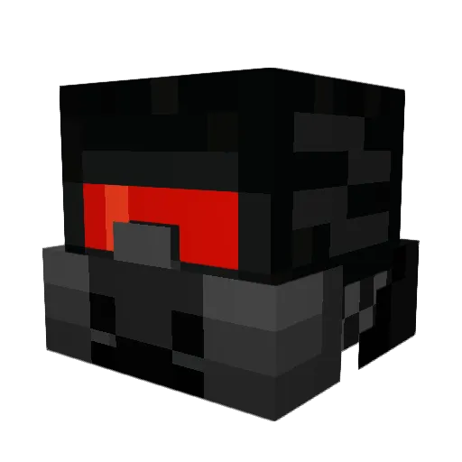 MoonPixl Minecraft avatar head, 3D render