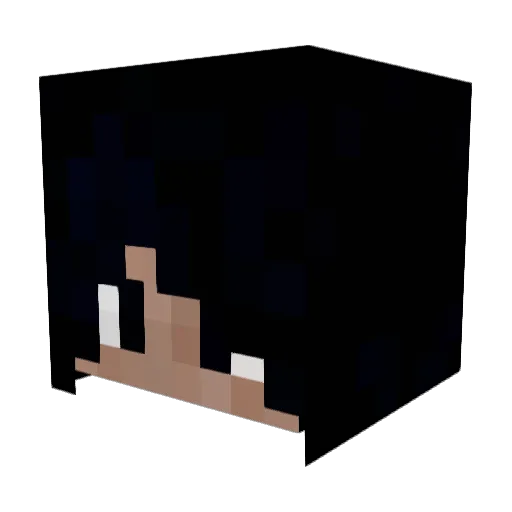 MoonRise2 Minecraft avatar head, 3D render