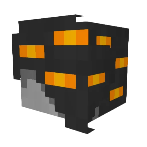 MoonShine233 Minecraft avatar head, 3D render