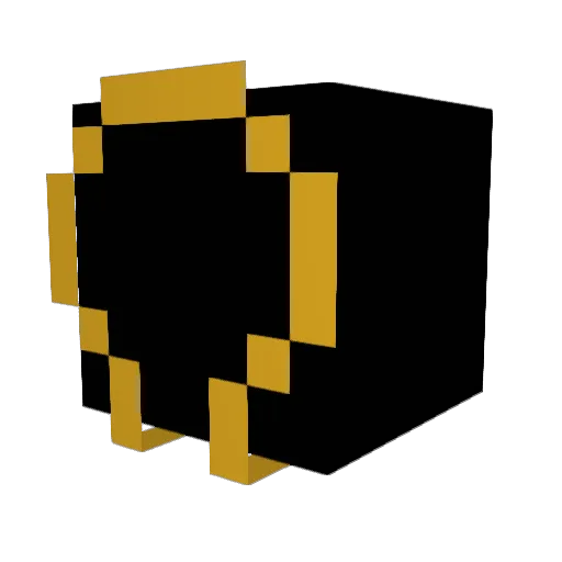 MoonStruckarts Minecraft avatar head, 3D render