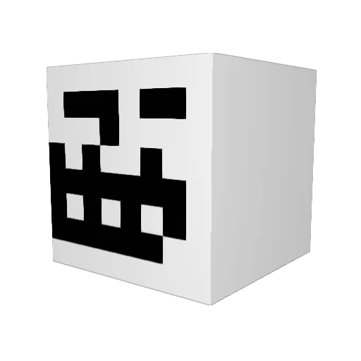 MoonVipex Minecraft avatar head, 3D render