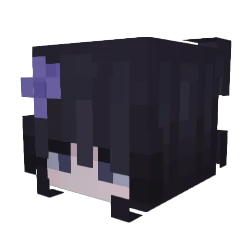 MoonWolf0219 Minecraft avatar head, 3D render
