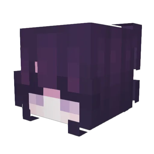 Moon_103 Minecraft avatar head, 3D render