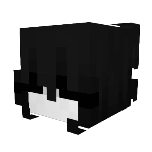 Moon_Angel_XII Minecraft avatar head, 3D render
