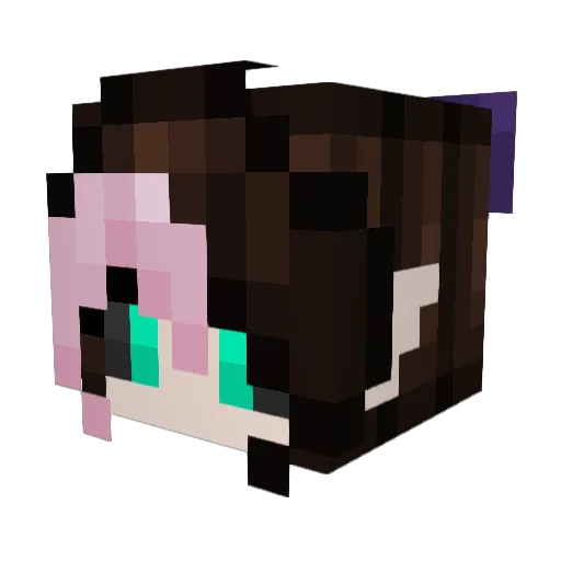 Moon_Bloom Minecraft avatar head, 3D render