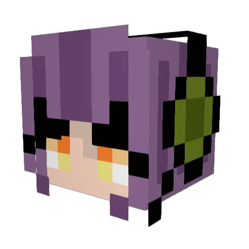Moon_Fish7 Minecraft avatar head, 3D render