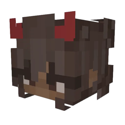 Moon_Goddess_11 Minecraft avatar head, 3D render