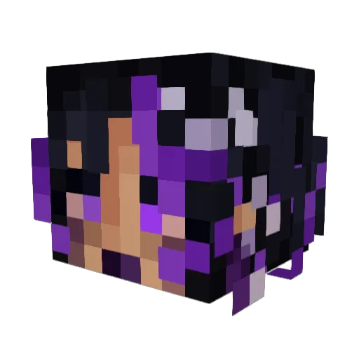 Moon_Is_Innocent Minecraft avatar head, 3D render