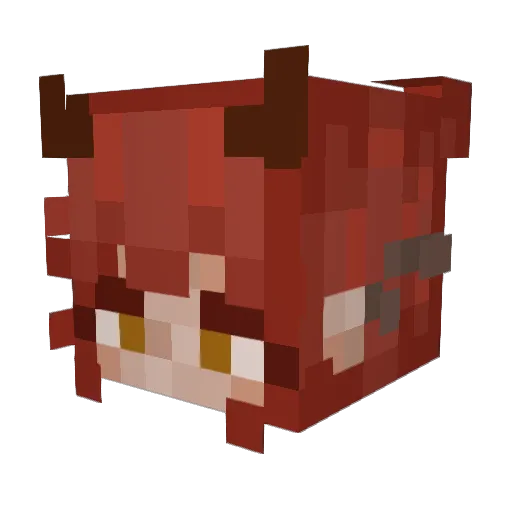 Moon_Watcher843 Minecraft avatar head, 3D render