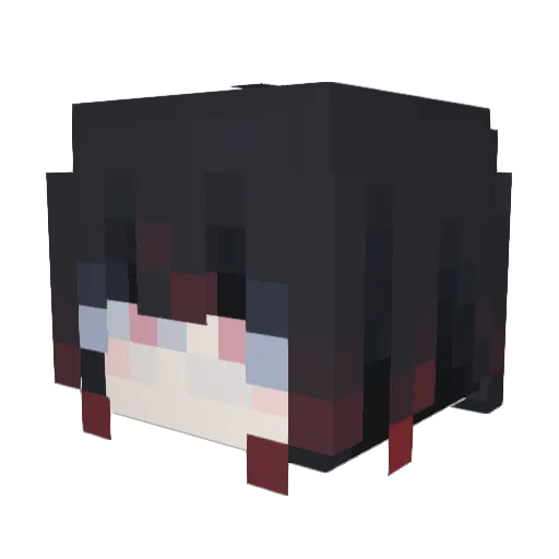 Moon__9 Minecraft avatar head, 3D render