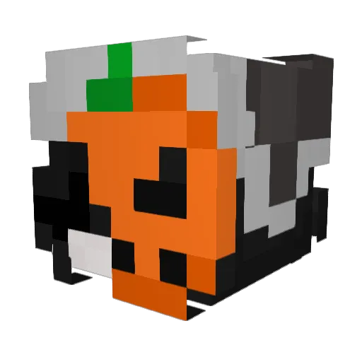 Moon_licht Minecraft avatar head, 3D render