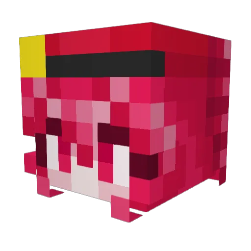 Moon_lighe Minecraft avatar head, 3D render